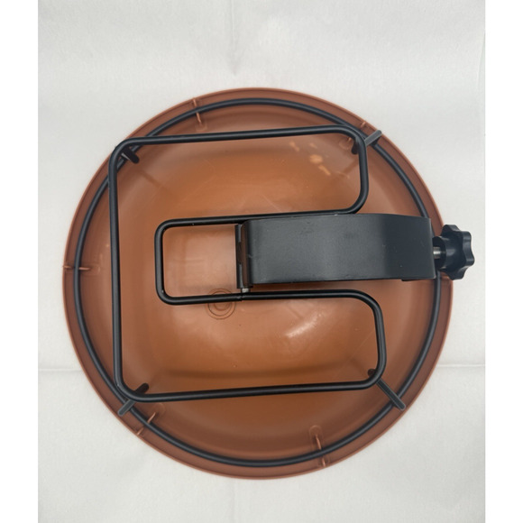 Bird Bath Deck Mounted Bowl 12 Inches, Balcony Railing Birdbaths Unheated *READ - Picture 3 of 14